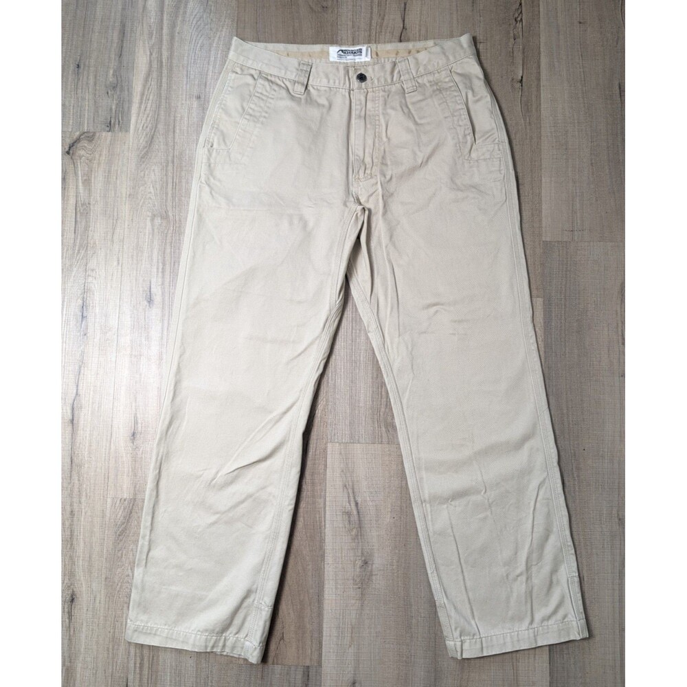 Mountain Khakis Teton Twill Pants Size 34x30 Relaxed Fit Tan Chino Outdoor Work
